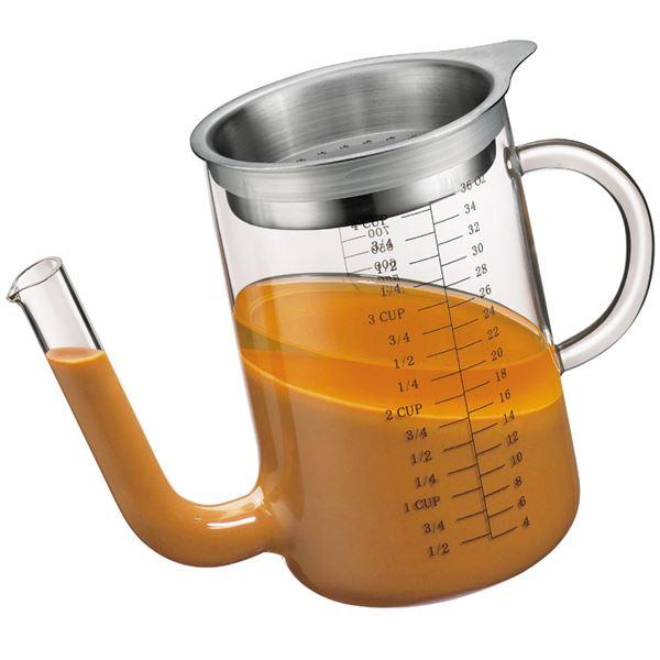 Kanne med fett-separator