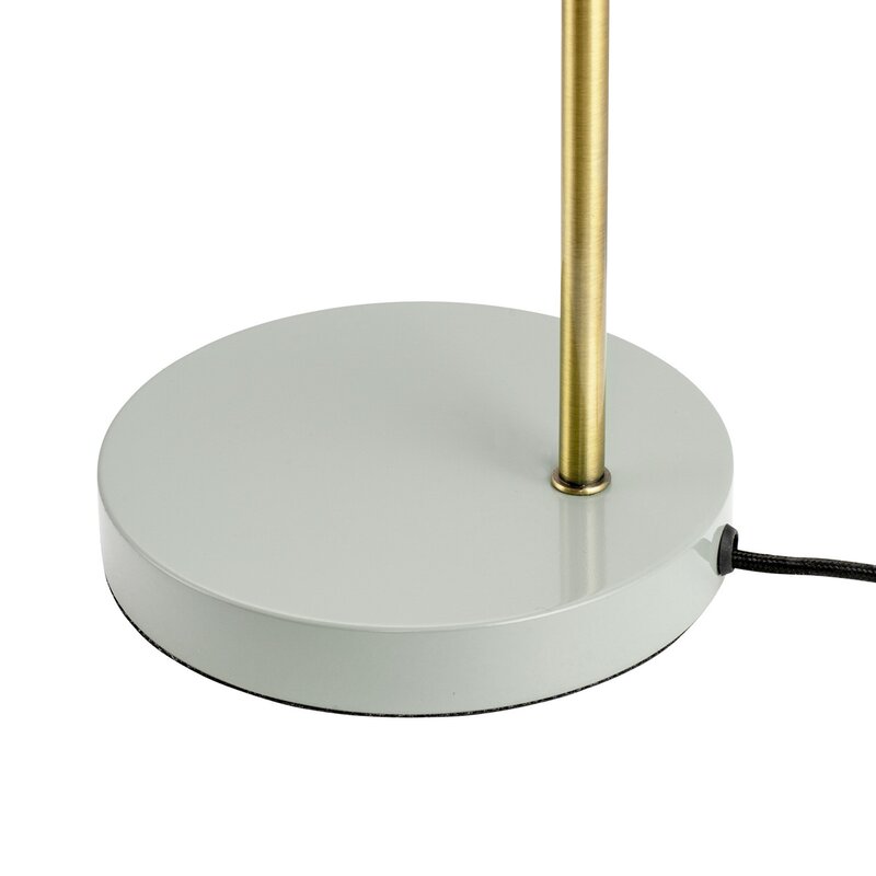Ocean bordlampe 43 cm olive/messing