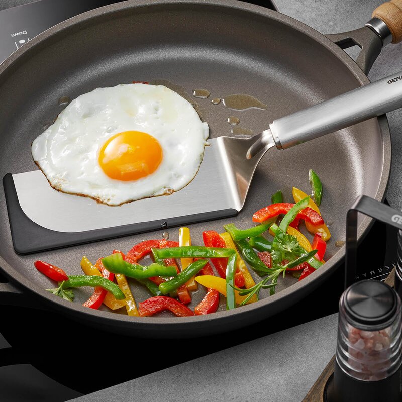 Primeline stekespade 32,5 cm stål/svart