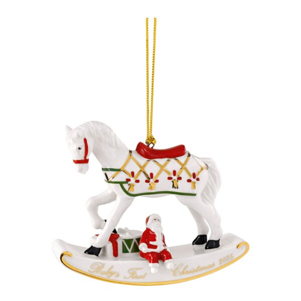 Christmas Classic juletrepynt gyngehest 9 cm