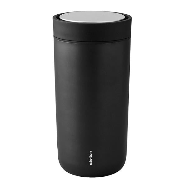 To Go Click termokopp 0,4L stål svart