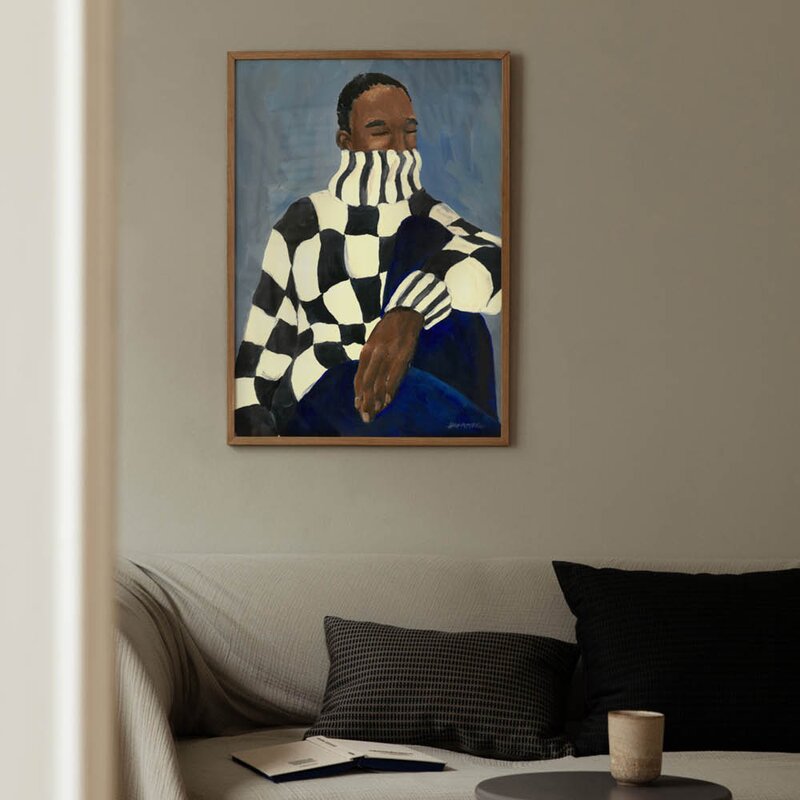 The Poster Club x Hanna Peterson poster 30x40 cm check