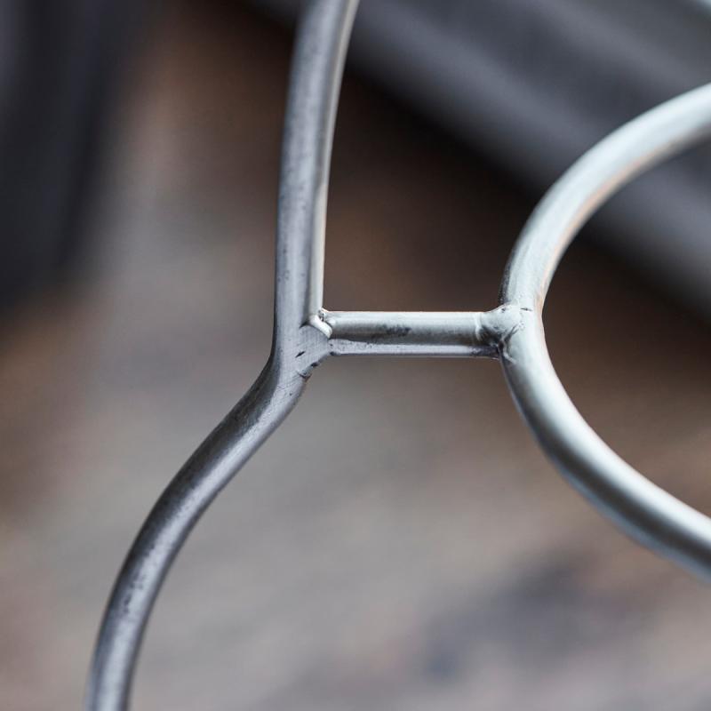 Sana tallerkenstativ silver finish