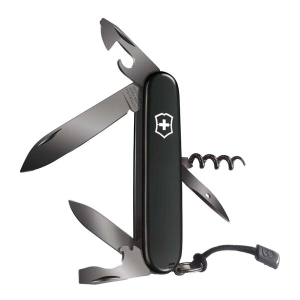 Spartan lommekniv 12 funksjoner svart