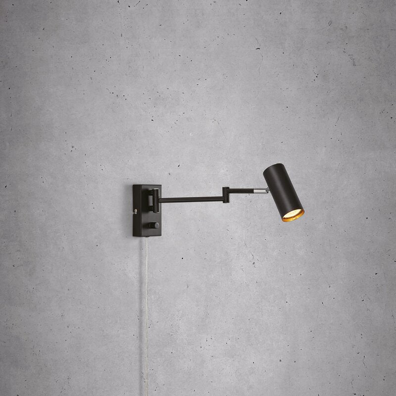 Torino vegglampe 39 cm svart