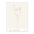 Mie & Him poster 30x40 cm les fleurs 02