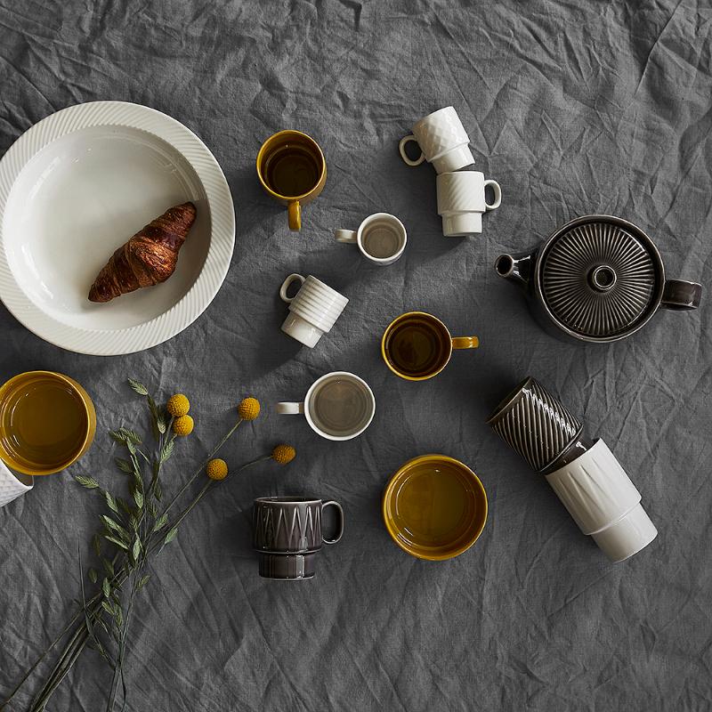 Coffee & More espressokopp 10 cl 4 stk hvit