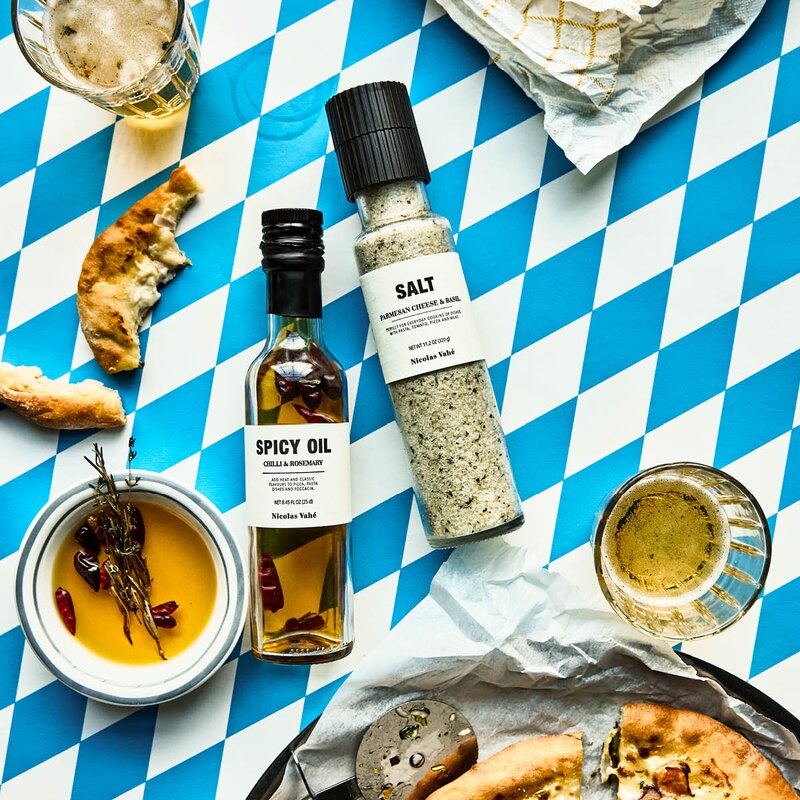 Gaveeske Pizza Kit krydder og olje