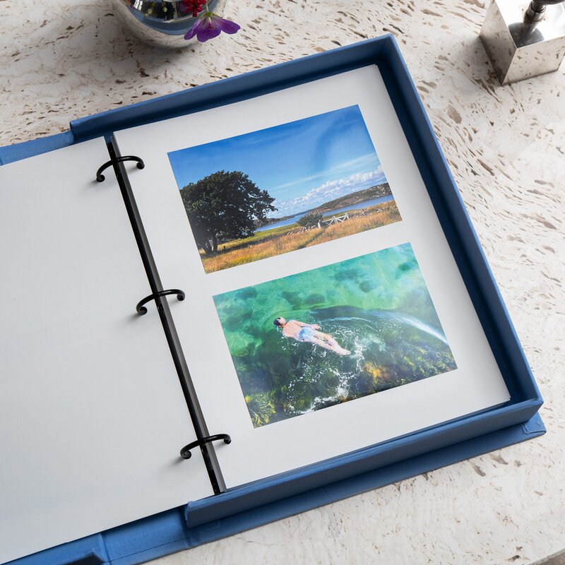 Fotoalbum Moments that matters the most blå