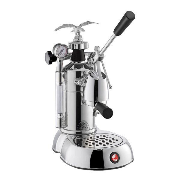 Milano manuell kaffemaskin i rustfritt stål