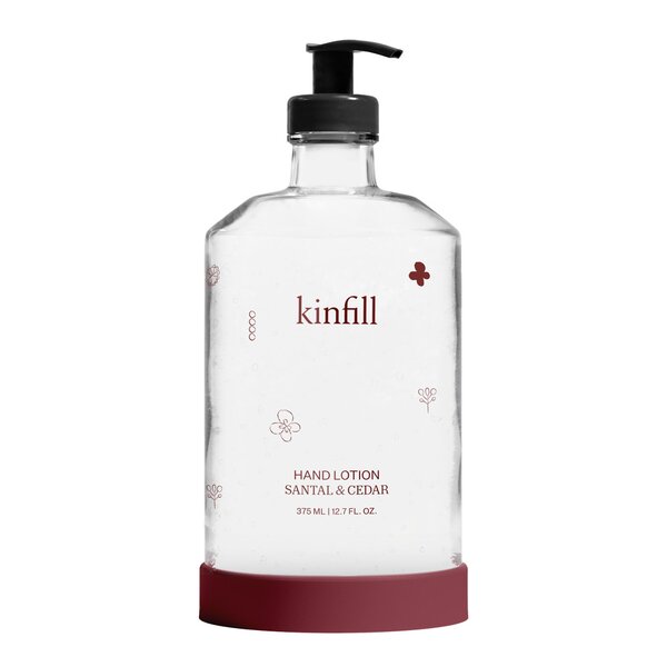 Håndkrem med glassdispenser 375 ml santal & cedar