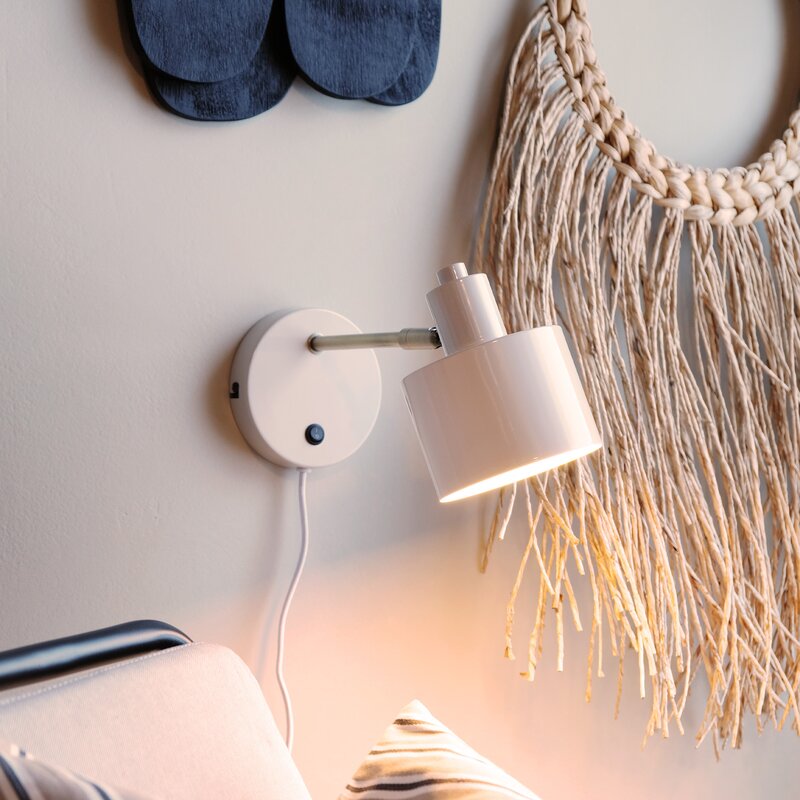 Ocean vegglampe 11,5 cm beige/messing