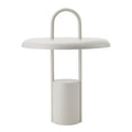 Pier bærbar LED lampe 33,5 cm sand