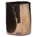 Dented redskapskrukke 19 cm bronse