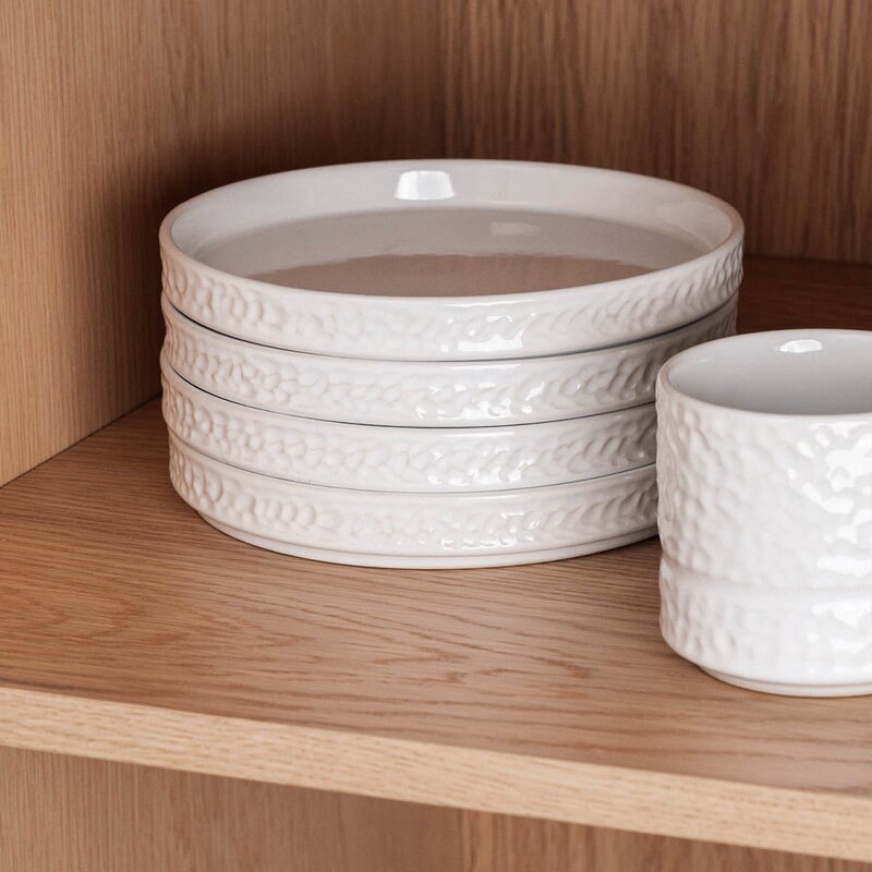Servisen C tallerken 17,2 cm 4 stk hvit