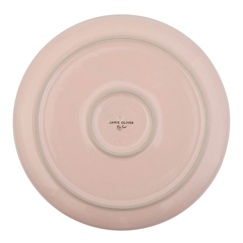 Big Love tallerken 27 cm 4 stk rosa
