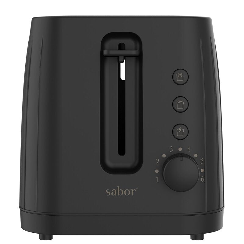 Select brødrister 2 skiver svart/blank