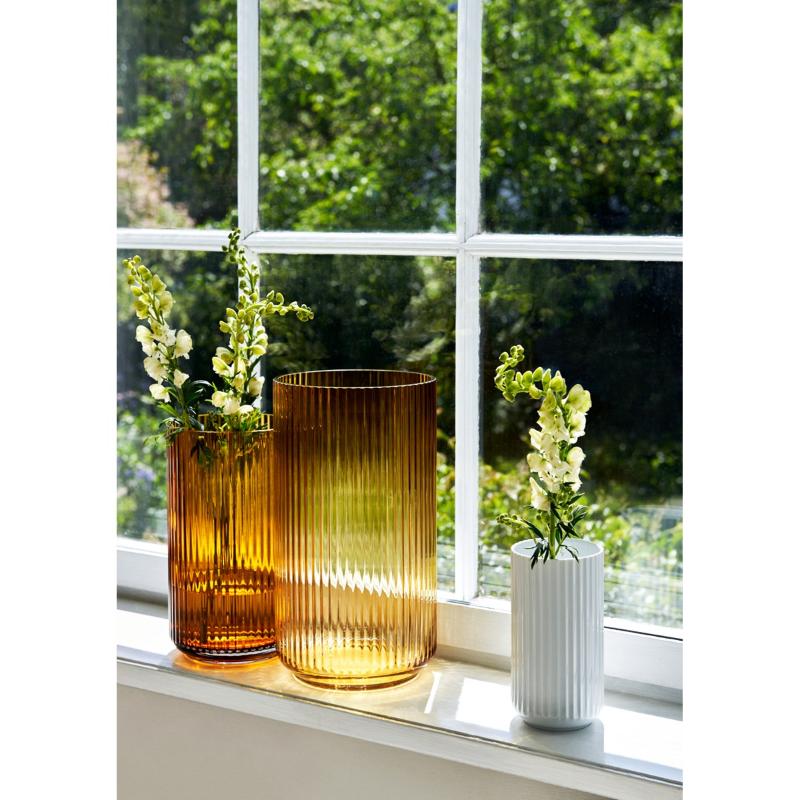 Vase h31 cm amber
