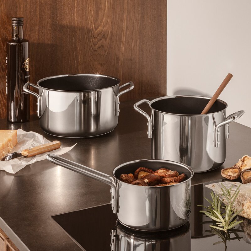 Stainless Steel gryte 3,6L keramisk Slip-Let® belegg