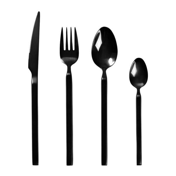 Tvis bestikksett 16 deler titanium black
