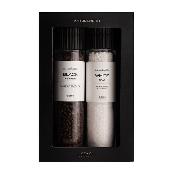 Gourmet krydderduo salt & pepper
