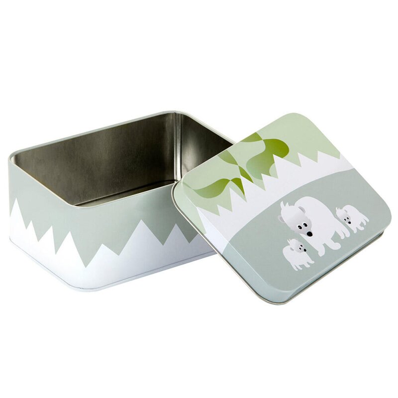 Polar matboks 6x10x14 cm blå