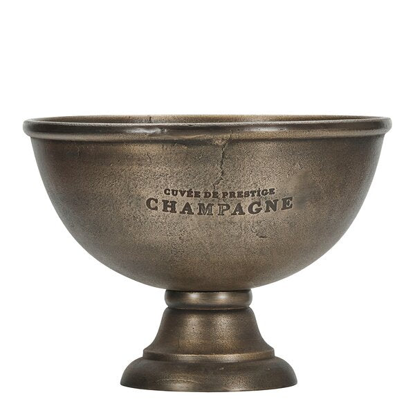Champtub vinkjøler 29x39 cm antikk messingfinish