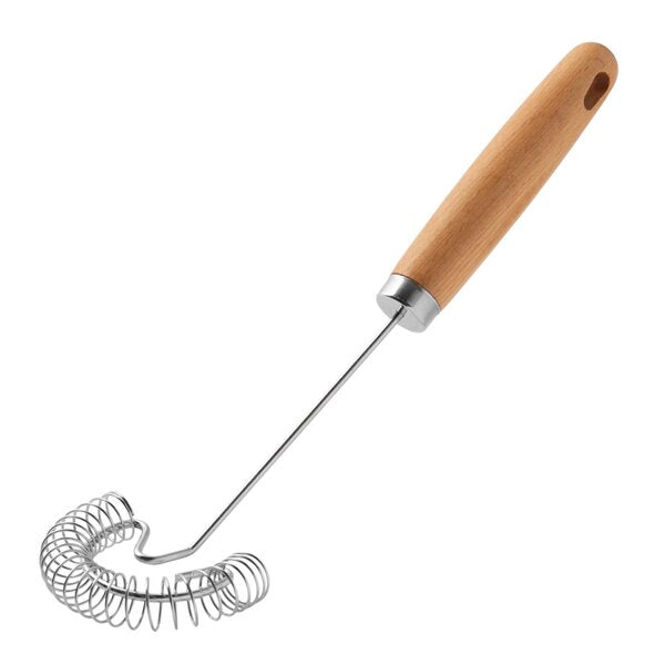 Classic spiralvisp 25,5 cm natur/stål