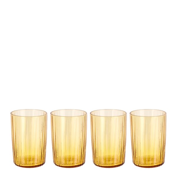 Kusintha vannglass 28 cl 4 stk amber
