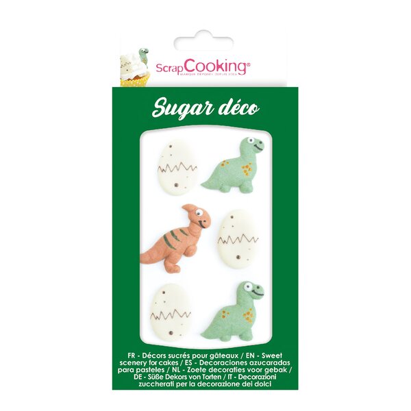 Kakepynt dinosaur 80 g multi
