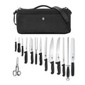 Victorinox knivveske 16 deler svart
