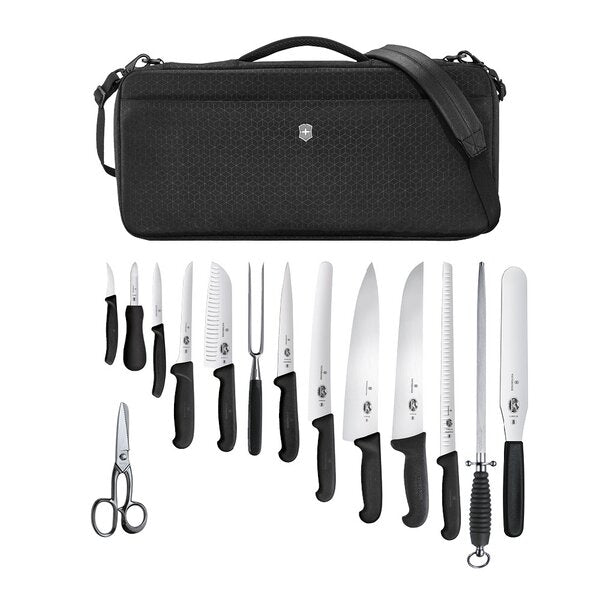 Victorinox knivveske 16 deler svart