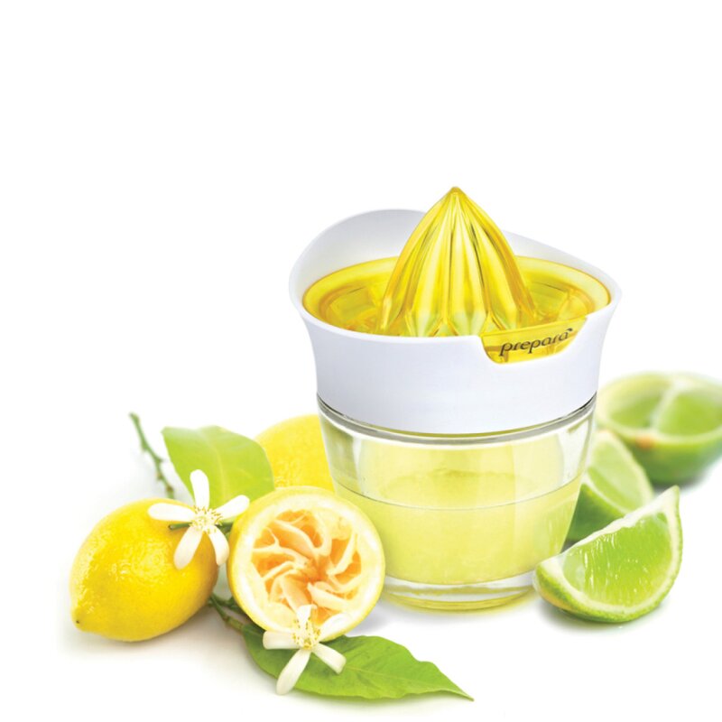 Juicepresse med glassbeholder