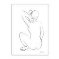 Wild Apple poster 30x40 cm nude sketch i