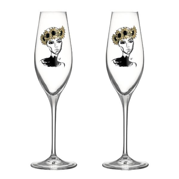 All about you celebrate champagneglass 2 stk
