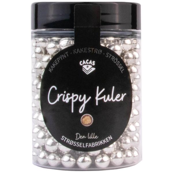 Crispy kuler 6mm 75g sølv