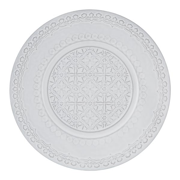 Rua Nova tallerken flat 22 cm antikkhvit