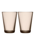 Kartio glass 40 cl 2 stk lin