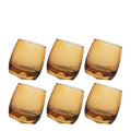 Tumbler med avrundet bunn 30 cl 6 stk amber