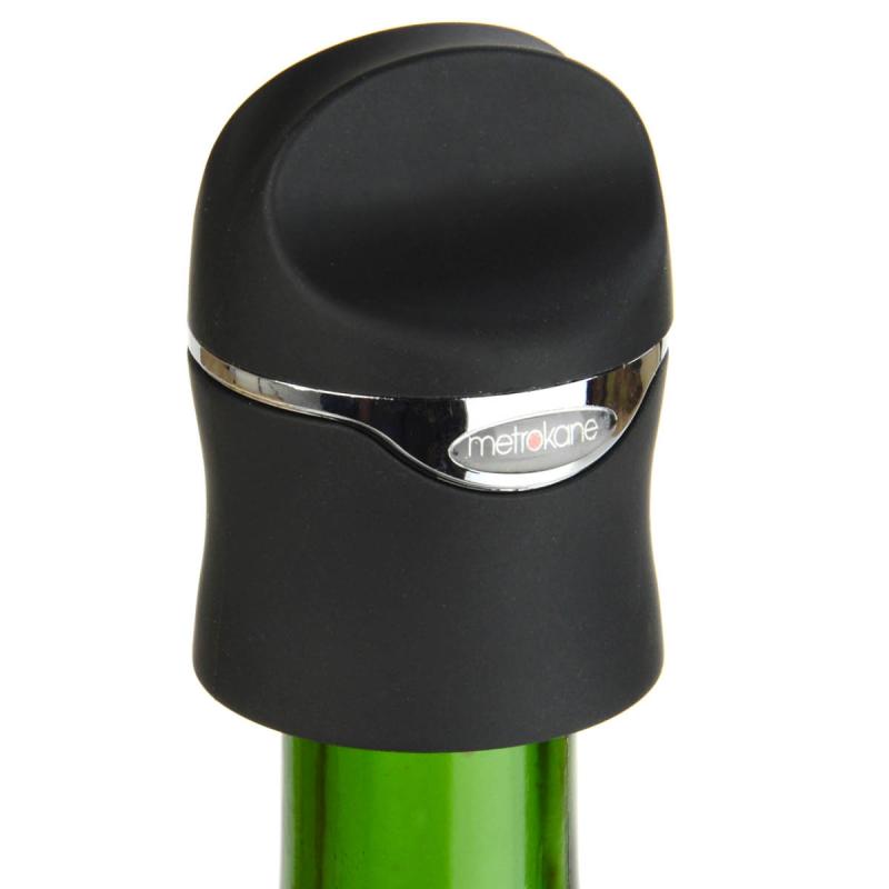 Vin- og champagnestopper svart