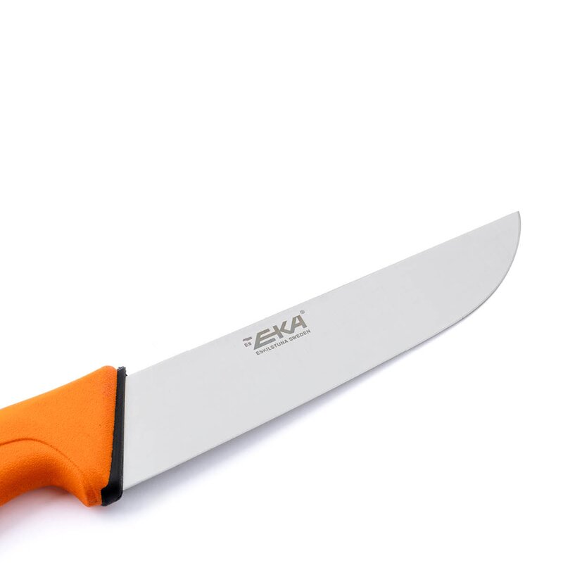 Pro slaktekniv m/bredt blad 18 cm oransje