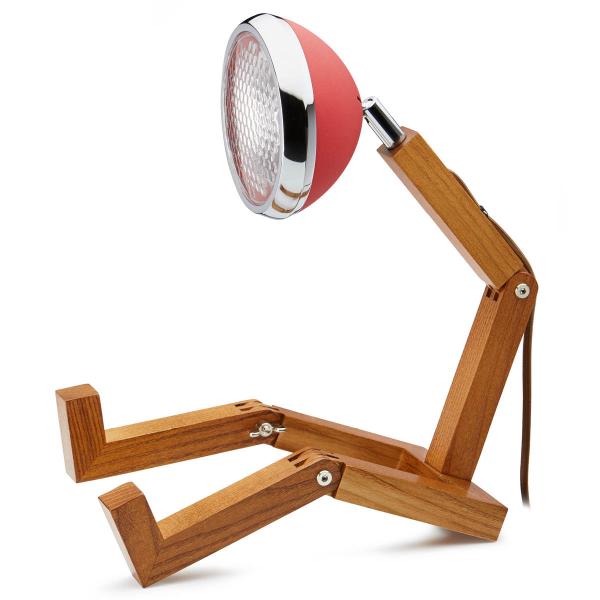 Lampe 40 cm rød