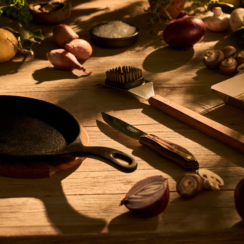 BBQ by Hellstrøm biffkniver 4 deler 23,8 cm natur
