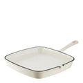 Grillpanne av støpejern 23 cm krem