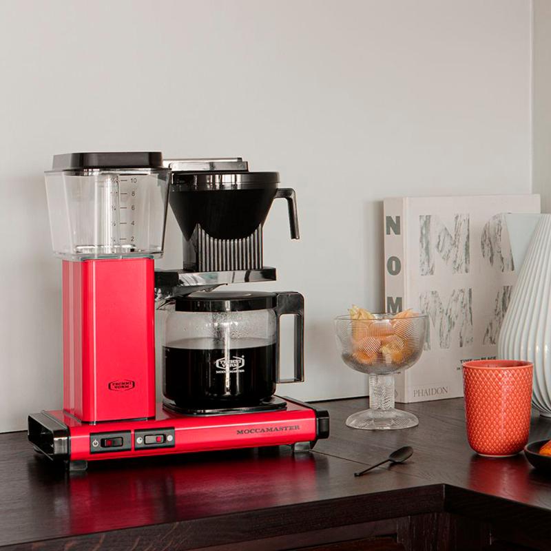 Automatic kaffetrakter 1,25L rød