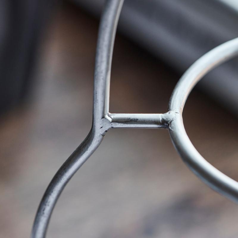 Sana tallerkenstativ silver finish