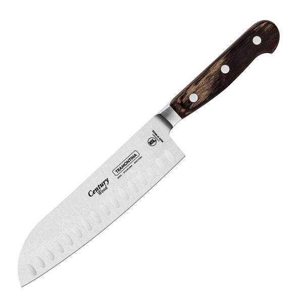 Polywood santokukniv 18 cm brun