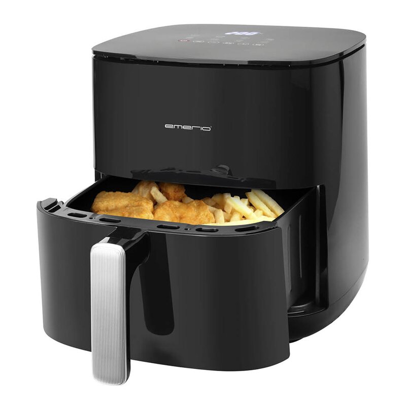 Airfryer doble varmeelementer 5L svart