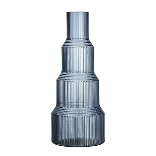 Pavilion vase 35 cm blå