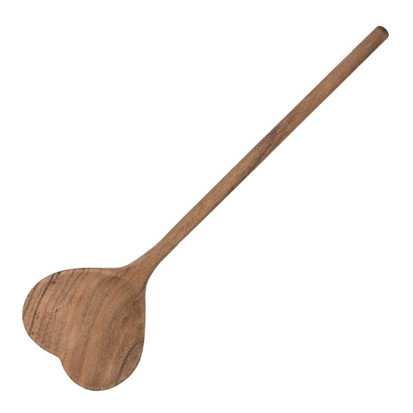 Serveringsskje hjerte 30 cm akasietre